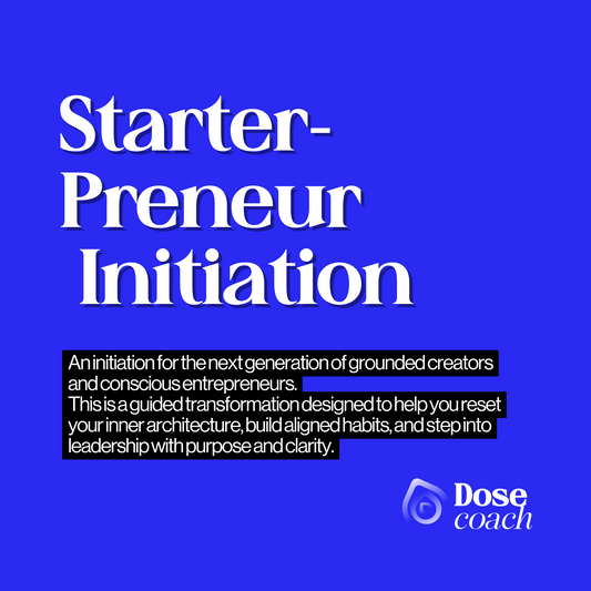 Starter-Preneur Initiation 3-Month Coaching Container for 2 People